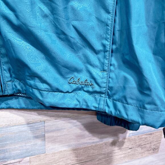 Cabelas Windbreaker Tracksuit Jacket Pants Blue Mesh Lined Womens Plus Size 2XL - Picture 4 of 10
